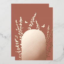 Elegante Gartenhochzeiten und Blätter mit Schmette