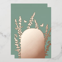 Elegante Gartenhochzeiten und Blätter mit Schmette