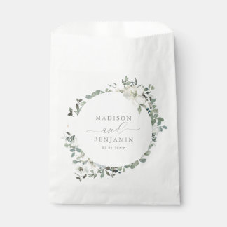 Elegante Gastgeschenk Hochzeit-Beutel für Elfenbei Geschenktütchen