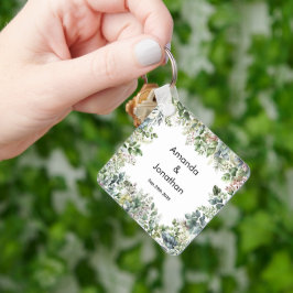 Elegante Gastgeschenk Hochzeit Schlüsselanhänger W