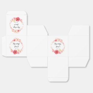 Elegante Gastgeschenk Hochzeiten mit Kranz Geschenkschachtel