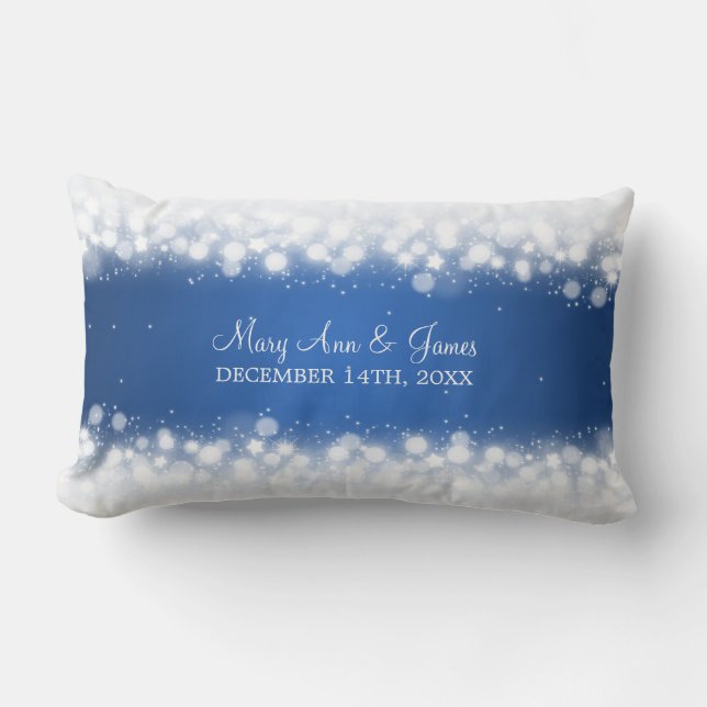 Elegante Gastgeschenk Hochzeits-magisches Lendenkissen (Vorderseite)