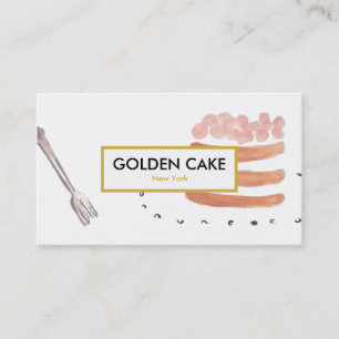 Elegante Gebäck-/Bäckerei-/Nachtisch-Visitenkarte Visitenkarte