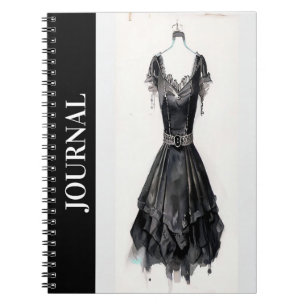 Elegante Gedanken: LBD Journal, Little Black Dress Notizblock