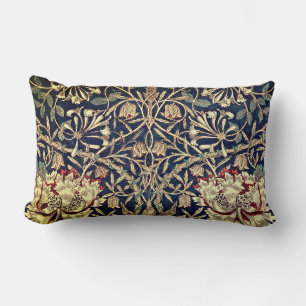Elegante Geißblatt-Vintage-Blumen Lendenkissen