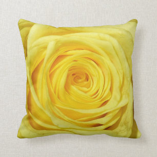 Elegante gelbe Rosen-Sammlung Kissen