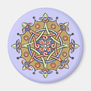 Elegante geometrische antike Kunst Magnet