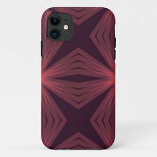 Elegante geometrische Blume im Retrostil Case-Mate iPhone Hülle