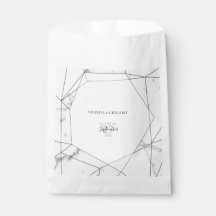 Elegante geometrische Marmorhochzeit