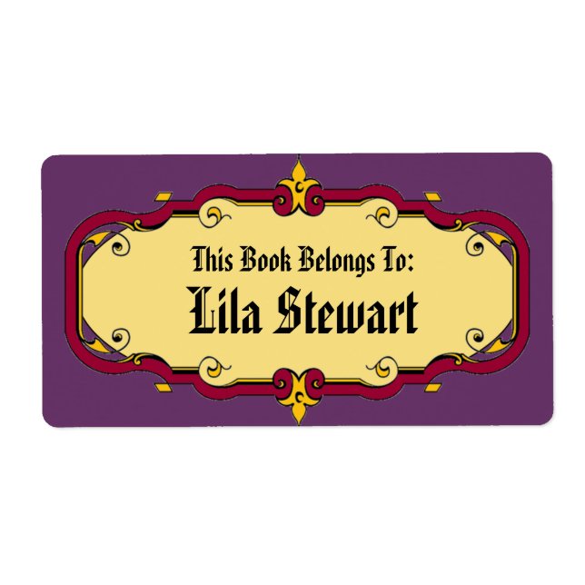 Elegante Gerahmte Buchplatte (Vorne)