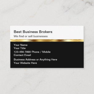 Elegante Geschäftsbroker-Marketing-Geschäftskarten Visitenkarte
