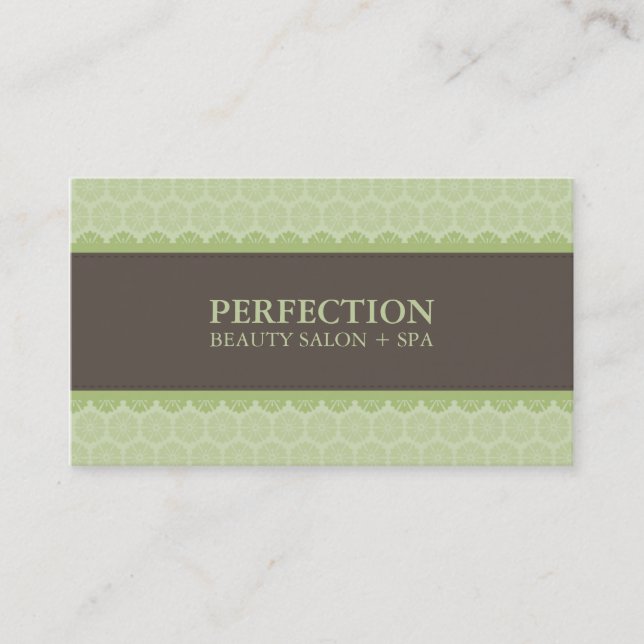 ELEGANTE GESCHÄFTSKARTE :: Perfektion 6BL Visitenkarte (Vorderseite)