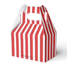 Elegante Geschenkbox mit rotem Muster und individu