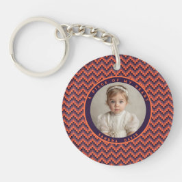 Elegante Geschenke für Vater Streifenmuster Schlüsselanhänger