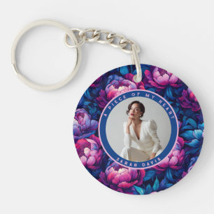 Elegante Geschenke zur Rente für Frauen Pfingstros Schlüsselanhänger