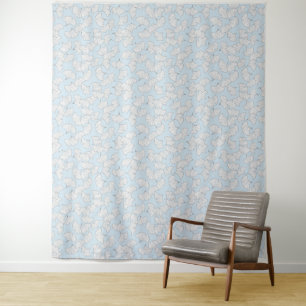 Elegante Ginkgo-Blätter mit benutzerdefinierter Hi Wandteppich
