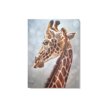 Elegante Giraffenporträtmalerei groß