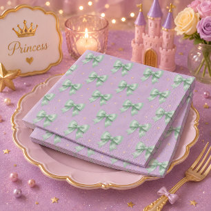 Elegante girly Geburtstagsfeier Serviette