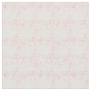Elegante Girly Rose Gold Blume Stoff