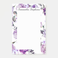 Elegante Girly Violet Lilac Purple Blumen