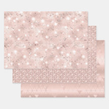 Elegante Glam Girly Blush Pink und Silver