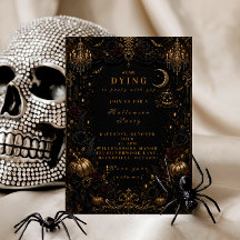 Elegante Glamour Halloween-Party