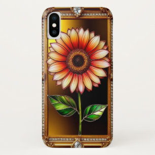 Elegante Glasmalerei-Blumenkunst Case-Mate iPhone Hülle