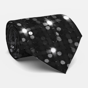 Elegante Glitter Disco-Kugel Krawatte