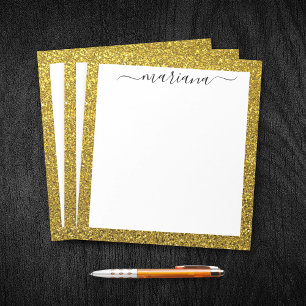elegante Glitzer Notizblock