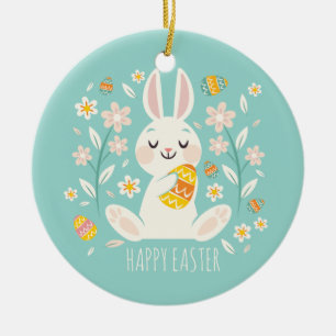 Elegante glückliche Keramik-Verzierung Keramik Ornament