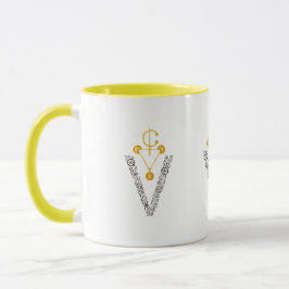 Elegante Gold Amazigh Zeichen MUG Tasse