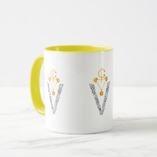 Elegante Gold Amazigh Zeichen MUG Tasse