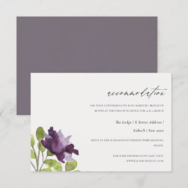 ELEGANTE GOLD BLUE WATERCOLOR BLLORAL UNTERKUNFT EINLADUNG