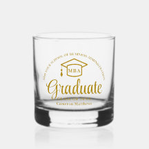 Elegante Gold Business School Abschluss MBA