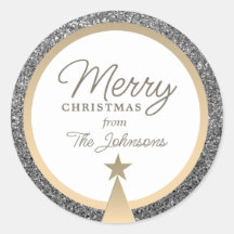 Elegante Gold Calligraphy Christmas