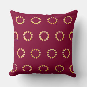 Elegante Gold Dots Kissen