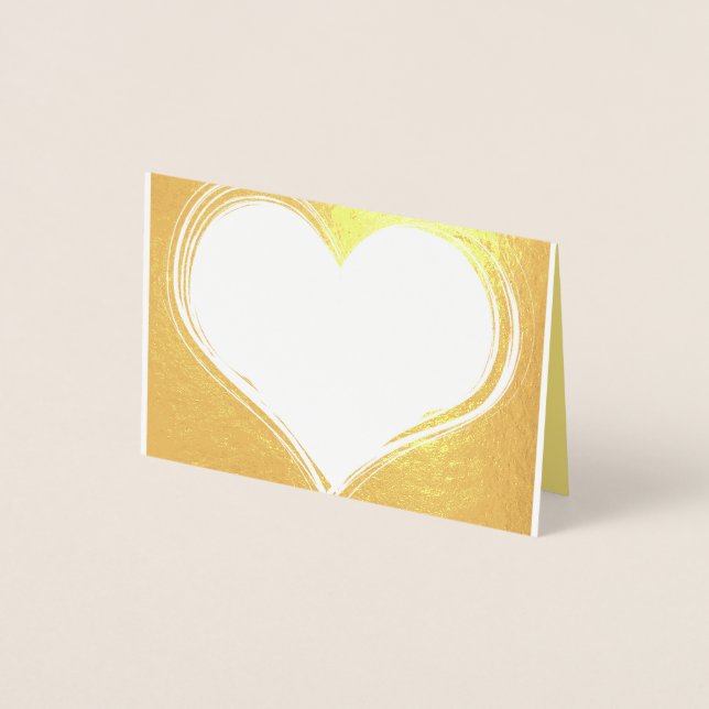 Elegante Gold Foil Placecards Folienkarte (Vorderseite)