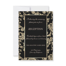 Elegante Gold Glitzer Wirbel Hochzeit Empfang