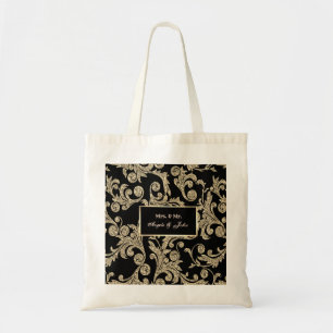 Elegante Gold Glitzer Wirbel Tragetasche