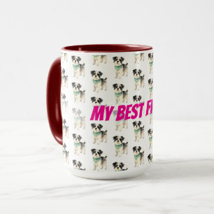 Elegante Gold-Grooming-Hunde-Personalisierte Kolle Tasse
