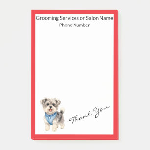 Elegante Gold Grooming Pet Personalisierte Kollekt Post-it Klebezettel