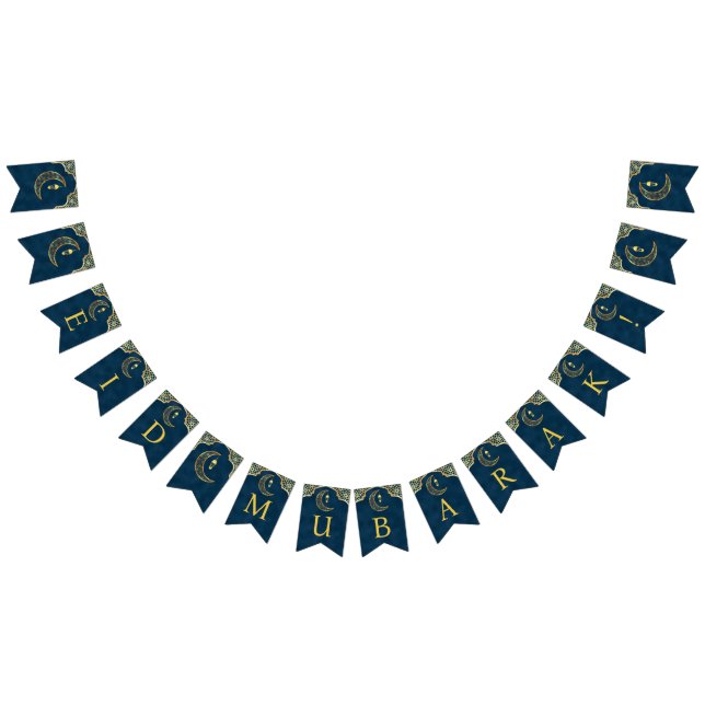 Elegante Gold Islamische Kunst, Dichtung und Musik Wimpelkette (Alle)