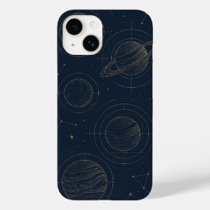 Elegante Gold-Konstellationen - Lebhaftes iPhone-G Case-Mate iPhone 14 Hülle