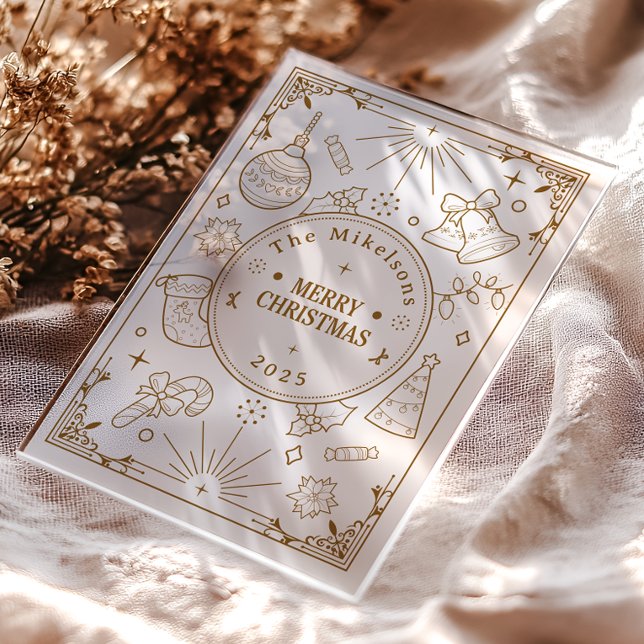 Elegante Gold Line Acryleinladungen (Von Creator hochgeladen)