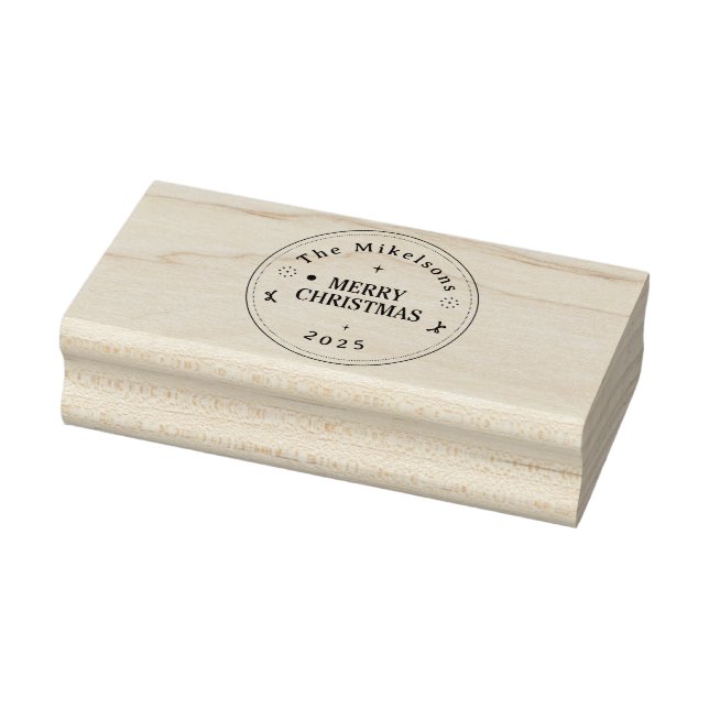 Elegante Gold Line Gummistempel (Stempel)