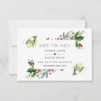 Elegante Gold Pine Berry Weihnachtsbälle Hochzeit