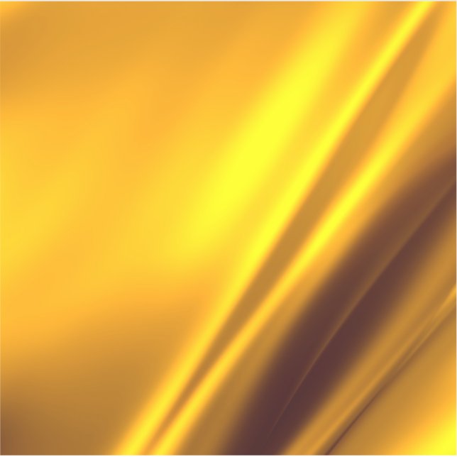 Elegante Gold Satin Imitate Texture Look Aufkleber (Vorderseite)