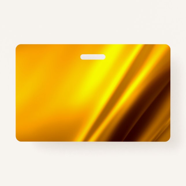 Elegante Gold Satin Imitate Texture Look Ausweis (Rückseite)