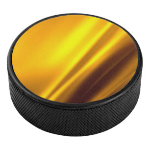 Elegante Gold Satin Imitate Texture Look Eishockey Puck