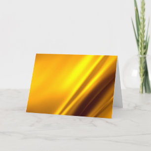 Elegante Gold Satin Imitate Texture Look Karte